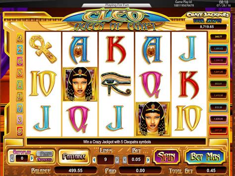 Игровой автомат Cleo Queen of Egypt  играть бесплатно